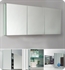 Fresca 60" Wide x 26" Tall Bathroom Medicine Cabinet with Mirrors