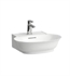 Laufen H816852000104U The New Classic 19 5/8" Wall Mount Round Bathroom Sink in White, One Tap Hole