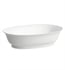 Laufen H8128520001121 The New Classic 21 5/8" Vessel Oval Bathroom Sink in White, Without Tap Hole