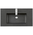 James Martin SWB-S31.5-CHB 31 1/2" Single Bathroom Vanity Top with Rectangular Sink in Charcoal Black