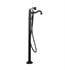 Barclay 7932-MB Lamar 38 1/2" One Handle Freestanding Tub Filler with Hand Shower in Matte Black