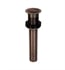 Barclay 57100-AC Press Type Pop-Up Drain without Overflow in Antique Copper
