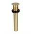 Barclay 57100-PB Press Type Pop-Up Drain without Overflow in Polished Brass