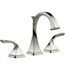 Brizo Virage Two Handle Widespread Lavatory Faucet with Metal Drain and Pop-up Type Fitting in Polished Nickel (Qty.2)