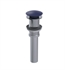 Rubinet 9DPU15MD Push-Up Drain without Overflow in Midnight Blue