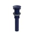 Rubinet 9DPU14MD Exposed Push-Up Drain without Overflow in Midnight Blue