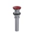 Rubinet 9DPU6MR Commercial Drain without Overflow in Maroon
