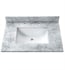 Avanity SUT31CW-RS 31" Marble Top in Carrara White with Rectangular Sink