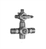 Jaclo 5 3/4" Thermostatic Valve with Built-in Two way Diverter/Volume Control and Shut Off