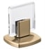 Brizo HK5367-GLCL Allaria Knob Handle in Luxe Gold and Clear