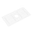 ROHL WSGMS3318WH 29 3/4" Wire Sink Grid for MS3318 Kitchen Sinks with Center Drain Hole in White
