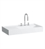 Laufen H810339000111U Kartell 35 1/2" Wall Mount Rectangular Bathroom Sink in White with One Faucet Hole