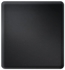 Jaclo 512-MBK 2 1/8" Concealed Mount Square Overflow Face Plate in Matte Black