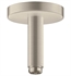 Hansgrohe 26432821 Axor Showersolutions 4" Extension Pipe in Brushed NIckel for Ceiling Mount