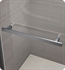 Flat Towel Bar - Brushed Finish