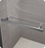 Flat Towel Bar - Chrome Finish