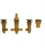 TOTO TBN02203U#PFG Four Hole Rough-In for Roman Tub Filler in Polished French Gold