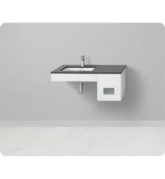 Ronbow 015623-E23 Adina 23 1/8" Wall Mount Single Bathroom Vanity Base in Glossy White