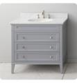 Ronbow 059436-F20 Laurel 36" Freestanding Single Bathroom Vanity Base Cabinet in Empire Gray