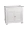 Ronbow 062836-W01 Torino 36" Freestanding Single Bathroom Vanity Base Cabinet in White