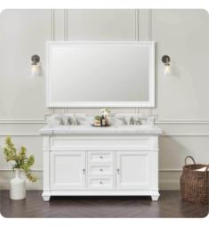 Ronbow 062860-W01 Torino 60" Freestanding Double Bathroom Vanity Base Cabinet in White