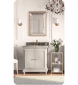 Ronbow 066230-E90 Genova 30" Freestanding Single Bathroom Vanity Base Cabinet in Sabbia Beige