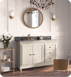 Ronbow 066248-E75 Genova 48" Freestanding Single Bathroom Vanity Base Cabinet in Sable Elm