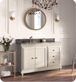 Ronbow 066248-E90 Genova 48" Freestanding Single Bathroom Vanity Base Cabinet in Sabbia Beige