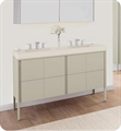 Ronbow E020653-E40 Brit 53 1/2" Freestanding Double Bathroom Vanity Base Cabinet in Bristol Beige