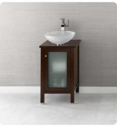 Ronbow 036918-H01 Cami 17 3/8" Freestanding Single Bathroom Vanity Base Cabinet in Dark Cherry