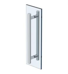 Watermark GB2-DDP Titanium 15 3/4" - 27 3/4" Glass Mounted Back to Back Double Shower Door Handle Pull
