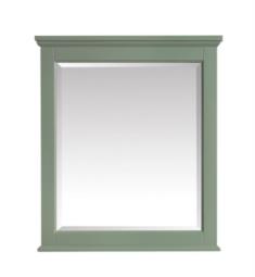 Avanity COLTON-M28-BG Colton 28" Wall Mount Rectangular Framed Beveled Edge Vanity Mirror in Basil Green