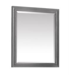Avanity MILANO-M30-LC Milano 30" Wall Mount Rectangular Framed Beveled Edge Vanity Mirror in Light Charcoal