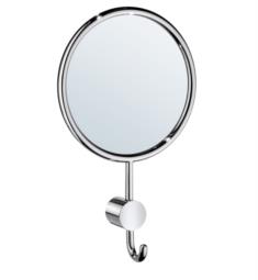 Smedbo WK350 Art 7 7/8" Wall Mount X'S Mag Make-Up Mirror with Single Hook in Polished Chrome