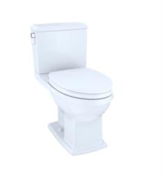 TOTO MS494124CEMFRG#01 Connelly Two-Piece Elongated Toilet with 1.28 GPF & 0.9 GPF Dual Flush and Right Hand Trip Lever in Cotton White