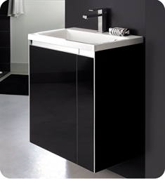 Decotec 17101 Smart 23 5/8" Wall Mount Single Bathroom Vanity with Ceramyl SinkTop