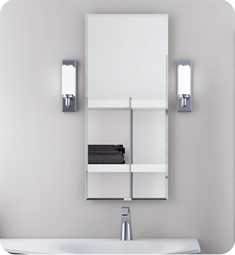 Decotec 181220 Maestro 15 3/4" Framed Rectangular Bathroom Mirror