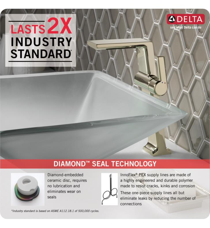 Delta 799 Dst Pivotal 10 1 4 Single Handle 1 2 Gpm Vessel Bathroom Sink Faucet
