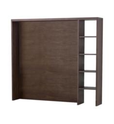 Ronbow E034150-E56 Noce 50 3/8" Led Hutch in American Walnut with All Wood Back