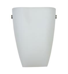 Access Lighting 20419-BS-OPL Elementary 1 Light 7 1/4" Incandescent Indoor Wall Sconce with Opal Glass Diffuser in Brushed Steel