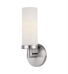 Access Lighting 20441-BS-OPL Aqueous 1 Light 4 3/4" Incandescent Indoor Wall Sconce with Opal Glass Diffuser in Brushed Steel