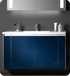 Decotec 171015 Smart 47 1/4" Wall Mount Single Bathroom Vanity with Ceramyl SinkTop