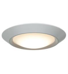 Access Lighting 20782LEDD-WH-ACR Mini 1 Light 5 1/2" Flush Mount LED Ceiling Light in White with Acrylic Glass Shade