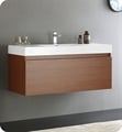 Fresca FCB8011TK-I Mezzo 48" Teak Modern Bathroom Vanity with Integrated Sink