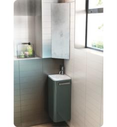 Decotec 181255 Jazz 12" Corner/Wall Mount Single Bathroom Vanity with Ceramyl SinkTop