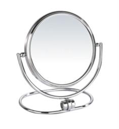 Afina MT-206 6 3/4" Freestanding Double Arm Magnifying Table Makeup Mirror in Polished Chrome