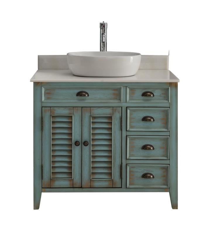 Bowl Vessel Sink Bathroom Vanity, Chans Furniture Corner Vanity
