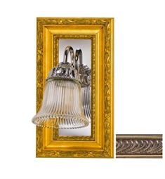 Afina ST-VER-PW Signature 8 1/2" Wall Mount Versailles Framed Side Sconce in Pewter