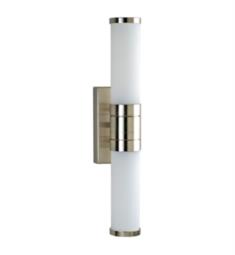 Afina LS-BEE-SN Beekman 3 3/4" Frosted Glass Wall Mount Light Sconce in Satin Nickel