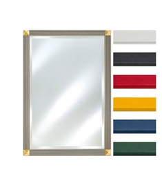 Afina FM1622COL Signature 24 3/4" Rectangular Colorgrain Framed Wall Mount Bathroom Mirror